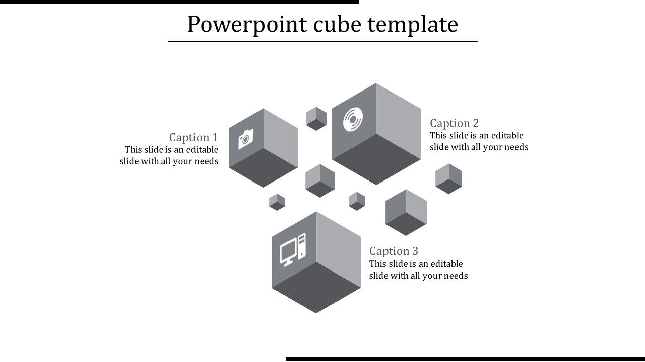 powerpoint cube template-powerpoint cube template-gray-3